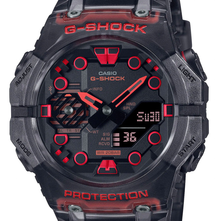 G-Shock GA-B001: Carbon Core Guard с Bluetooth и интегрированной лицевой панелью