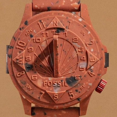 Эксклюзивные  силиконовые часы коллаборации Staple x Fossil Limited Edition Sundial к 25-летию  STAPLE 