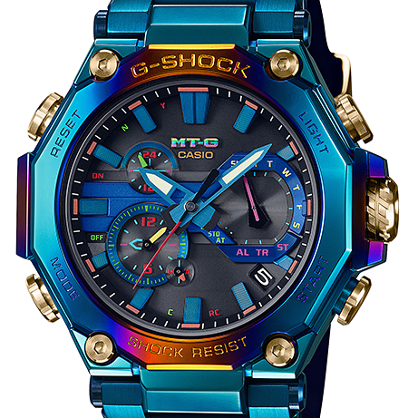 Радужные G-Shock MTG-B2000PH-2A, вдохновленные мифическим Синим Фениксом