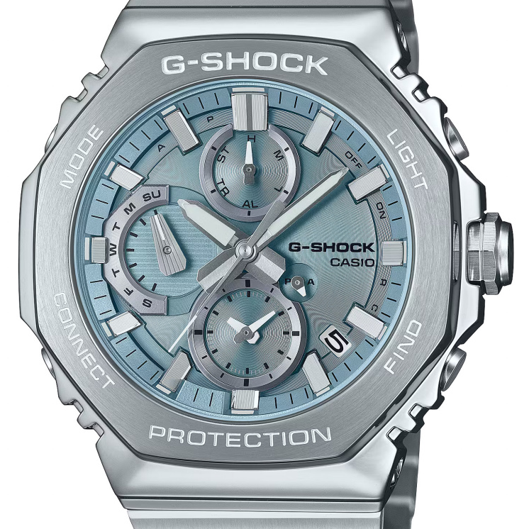 Эволюция G-SHOCK: аналоговые часы GMC-B2100 с восьмиугольным безелем и хронографическим циферблатом