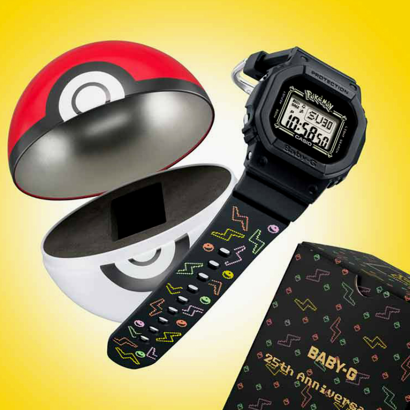 Всех их соберем: часы CASIO Baby-G x Pokemon