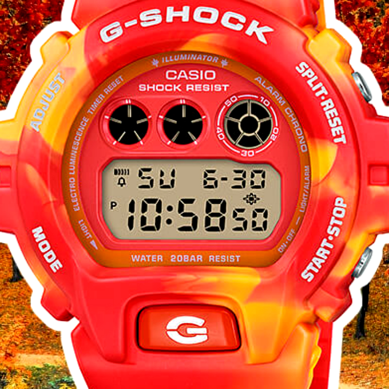 Часы CASIO G-Shock в цветах осени