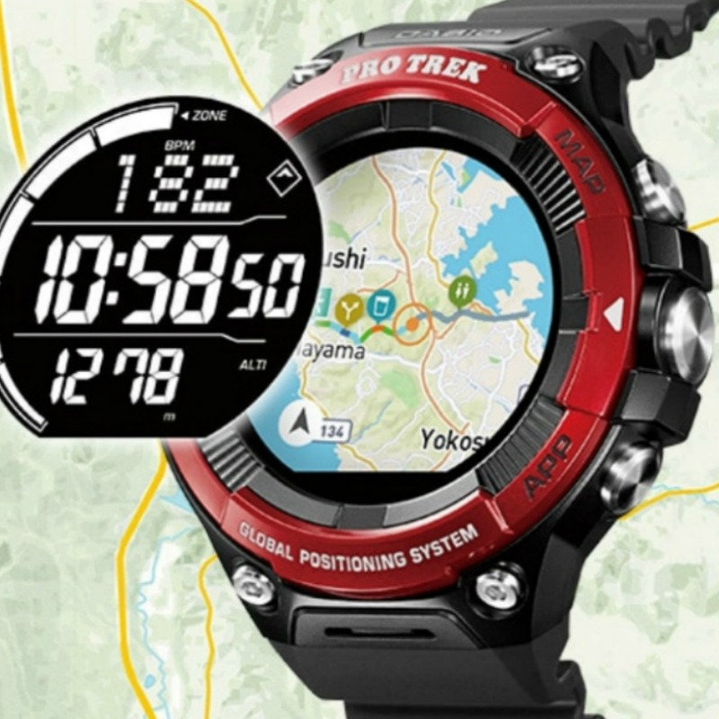 Новые часы CASIO Pro Trek Smart WSD-F21HR с пульсометром