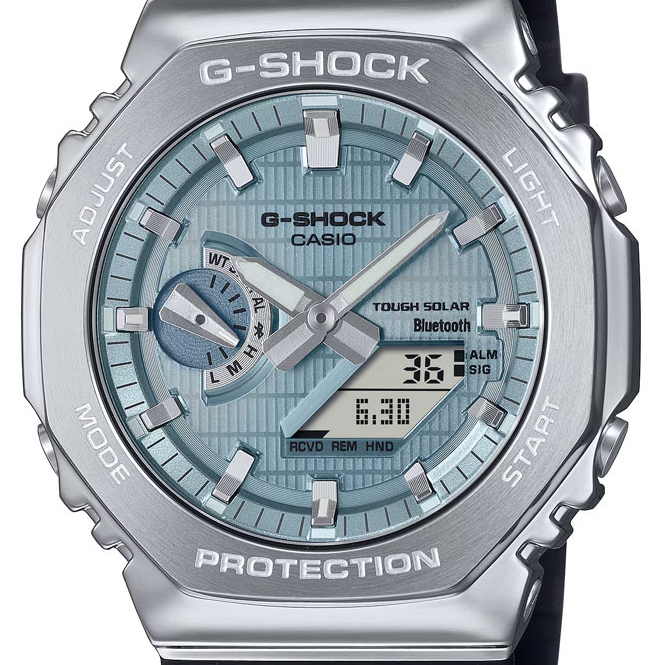 Металлический октагон G-Shock GBM-2100 с Tough Solar и Bluetooth 