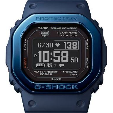 Смарт-часы с пульсомером G-Shock G-SQUAD DW-H5600 в корпусе из биопластика