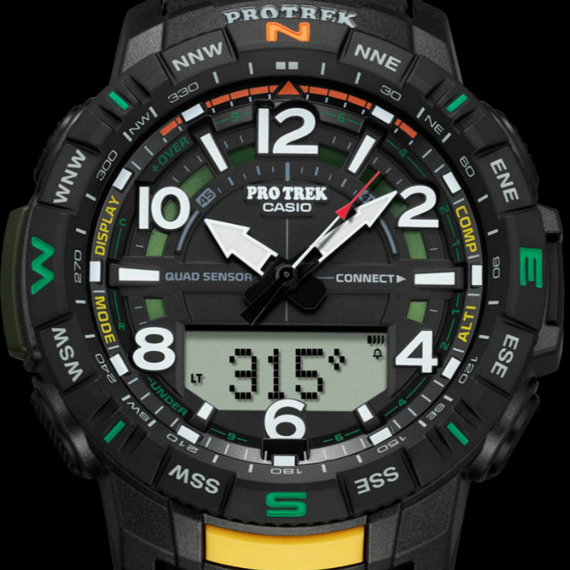 Часы CASIO Pro-Trek PRT-B50: новые функции для туристов