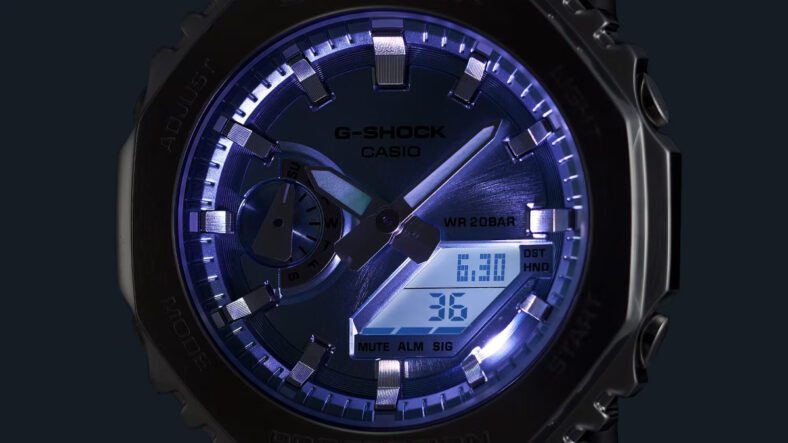 CASIO G-Shock GM-2110 Led-подсветка