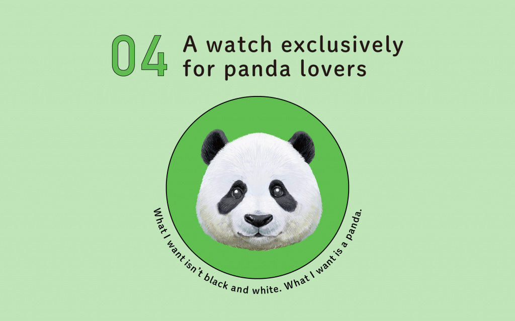 SEIKO A watch exclusively for panda lovers