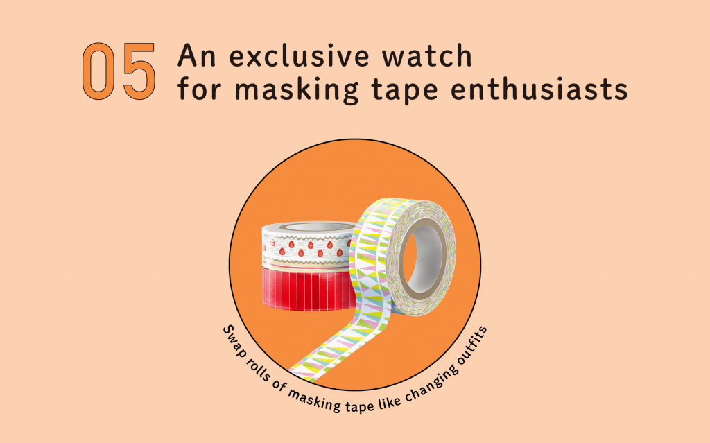 SEIKO masking tape watch