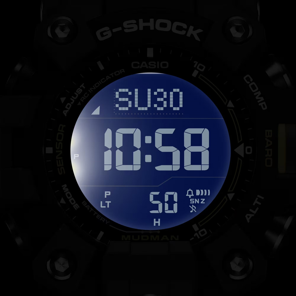 CASIO G-Shock Mudman GW-9500 функция Super Illuminator