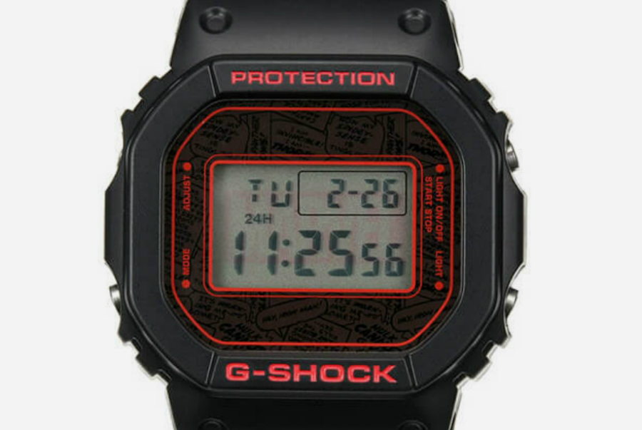 Японские часы Marvel x CASIO G-Shock DW-5600