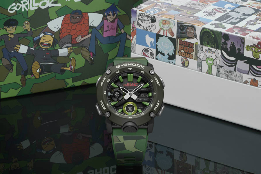 Часы CASIO G-Shock x Gorillaz GA-2000GZ-3A