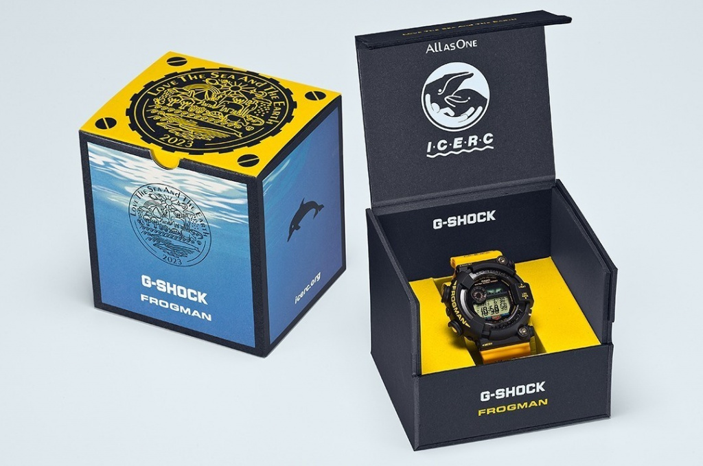 G-Shock Dolphin & Whale Yellow упаковка