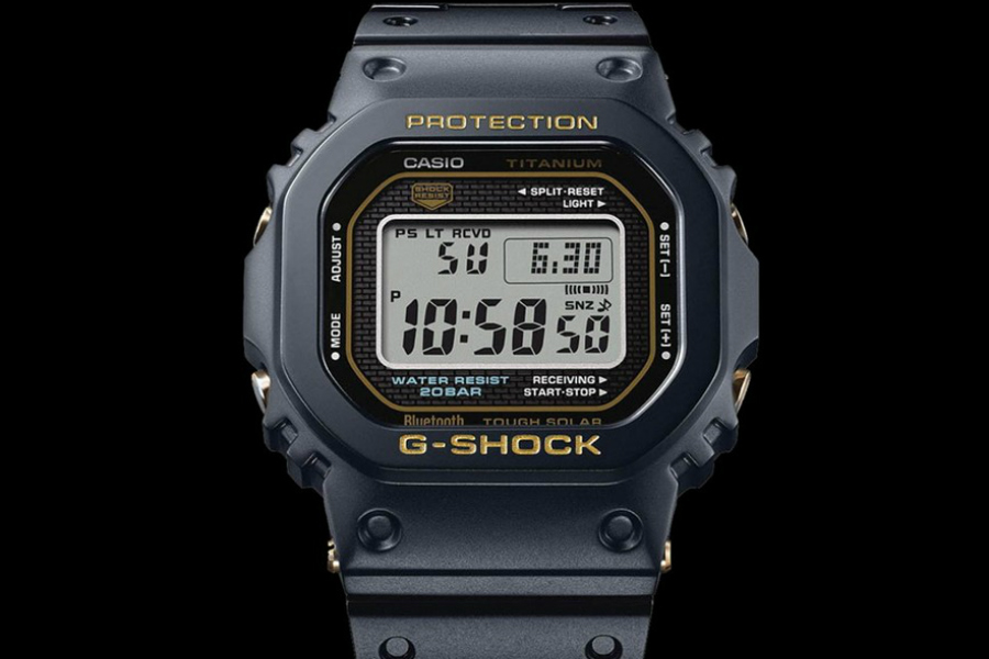 Японские часы CASIO G-Shock GMW-B5000 в титановом корпусе