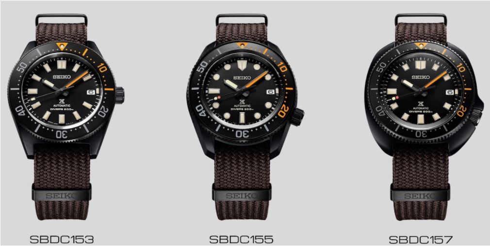 Seiko Prospex Black Series Divers 3 новых модели