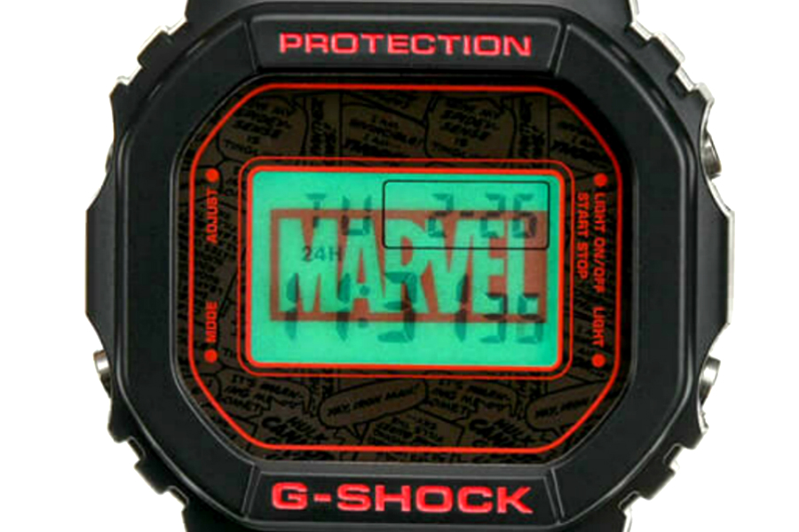 Японские часы Marvel x G-Shock DW-5600