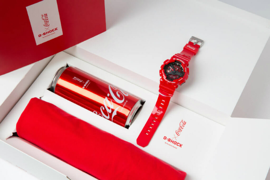 Японские часы CASIO G-Shock x Coca-Cola GA-110COCA19-4PRC
