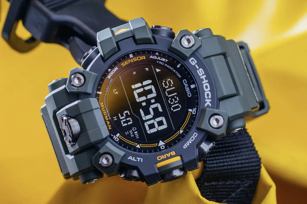 CASIO G-shock Mudman GW-9500 защищенные кнопки