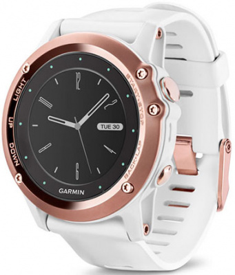 GARMIN fenix 5S Sapphire Rose Gold with White Band