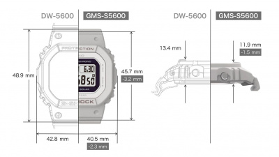 CASIO GMS-S5600RT-7E